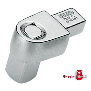 INSERTI IN ACCIAIO CROMO VANADIO ATT. MASCHIO MM 9X12 QUADRO PASSANTE DX/SX 806GE 1/2 INS.QUADRO PASS.D/S inserts for torque wrenches Orig. Gedore