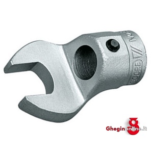 INSERTI CON ATTACCO FEMMINA DIAMETRO MM 16 - TESTINE CHIAVE APERTA 809GF 36 TESTINE INS.ATT.mm.16 inserts for torque wrenches Orig. Gedore