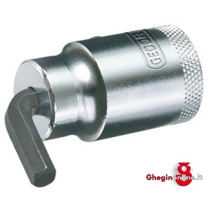 INSERTI CON ATTACCO FEMMINA DIAMETRO MM 16 - TESTINE CON ESAGONO 809GM 8 TESTINE CON ESAGONO inserts for torque wrenches Orig. Gedore