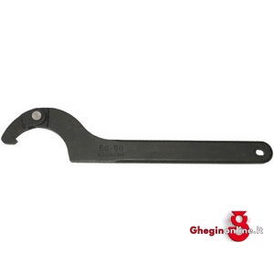 CHIAVI A SETTORE TESTA SNODATA ESECUZ. BRUNITA 831G 155 230 CHIAVI A SETTORE adjustable hook spanners Prod. SCU