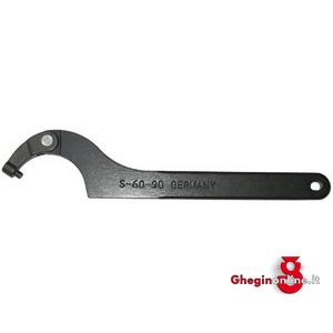 CHIAVI A SETTORE TESTA SNODATA ESECUZ. BRUNITA 832GV 155 230 CHIAVI A SETTORE adjustable hook spanners Prod. SCU
