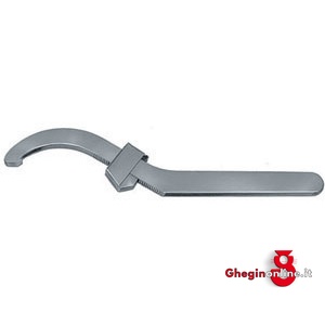 CHIAVI A SETTORE REGOLABILE TIPO A NASELLO CON REGOLAZIONE A CREMAGLIERA DENTATA 835G 95 165 CHIAVI A SETTORE adjustable hook spanners Prod. SCU