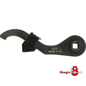 CHIAVI A SETTORE REGOLABILE PER SERRAGGI DINAMOMETRICI 836G 95 165 CHIAVI A SETTORE adjustable hook wrenchs with nose and torque wrench socket Prod. SCU