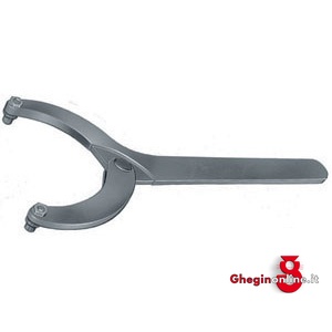 CHIAVI A SETTORE VARIABILE CON PERNI TONDI INTERCAMBIABILI 840G 8 CHIAVI A SETTORE hook variable spanners Prod. SCU