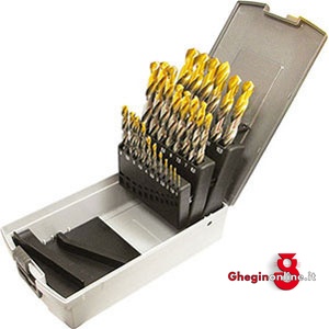 ASSORTIMENTI DI PUNTE CILINDRICHE ART 8418G PUNTE DA MM 6 A 13 8419GE ASS. DI PUNTE (88016) twist drills sets in stands Orig. Hartner