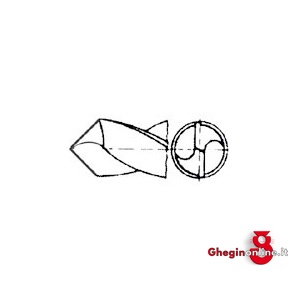 PUNTE PER MATERIALI SINTETICI ROTAZIONE DX 8435G 1 PUNTExMAT.SINT (81020) slow helix drills for plastic, right hand cutting Orig. Hartner - immagine 2