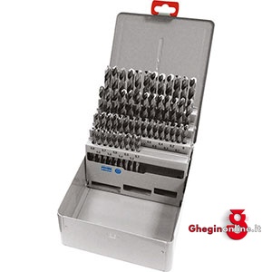 ASSORTIMENTI DI PUNTE CILINDRICHE ART 8445G PUNTE DA MM 5,1 A 10 8447GB ASS. DI PUNTE twist drills sets in stands Orig. Hartner