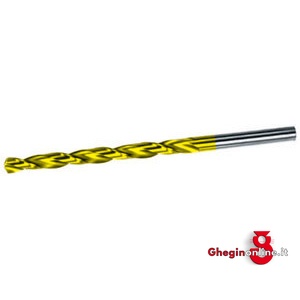 PUNTE LUNGHE PER METALLI ROTAZIONE DX DIN 340 TIPO N IN ACCIAIO HSS-TIN 8490G 12 PUNTE LUNGHE (84418) long drills, right hand cutting Orig. Hartner