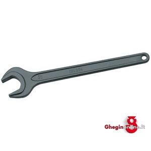 CHIAVI CON 1 BOCCA IN ACCIAIO CROMO-VANADIO 850G 24 CHIAVI CON 1 BOCCA single ended open jaw spanners Orig. Gedore