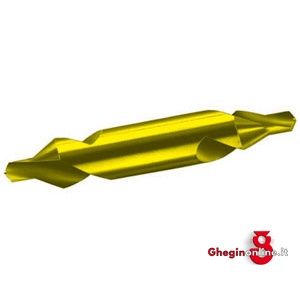 PUNTE DA CENTRO TIN DIN 333 FORMA A 8601GT 2 PUNTE D.CENTRO (84450) centre drills Orig. Hartner