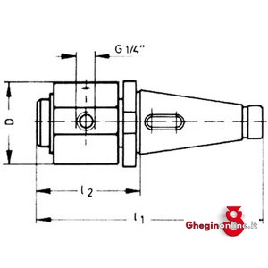 ACCESSORI SISTEMA MULTIPLEX - MANDRINI CON ATTACCO ESTERNO DIN 2080A E CM INTERNO 8637GE MANDRINI SI. MULTIPLEX accessories. for coolant feed Orig. Hartner - immagine 2