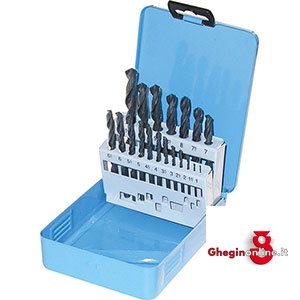 ASSORTIMENTO DI PUNTE CILINDRICHE ART 8648G DA MM 1 A 10 8648GB ASSORTIMENTO DI PUNTE twist drills sets in stands Prod. SCU