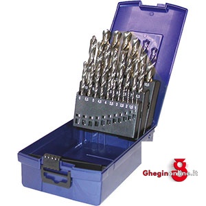 PUNTE IN ASSORTIMENTO ART. 8648 GF DA 6 A 10 MM 8648GM PUNTExMETALLI ROTAZ.Dx twist drills sets in stands Prod. SCU