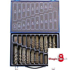 ASSORTIMENTO DI PUNTE 8651G DA 170 PZ. 8651GE ASSORTIMENTO DI PUNTE twist drills sets in stands Prod. SCU