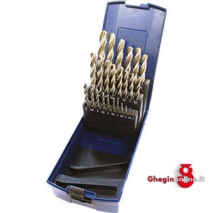 ASSORTIMENTO DI PUNTE 8651GF DA MM 1 A 10 8651GG ASS. DI PUNTE 3T DX twist drills sets in stands Prod. SCU