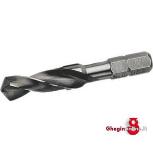 PUNTE ELICOIDALI CON ATTACCO ESAGONALE 1/4 C 6,3 TIPO CORTO 8665 10.2 PUNTE CORTExAVVITAT. M drill bits with exagonal shank 1/4 Orig. Völkel