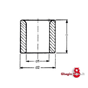 BUSSOLE PER MASCHERAGGI TIPO CORTO SENZA COLLARE DIN 179 8695 2.75 BUSSOLE X MASCHERAGGI drills, busches Prod. SCU - immagine 2