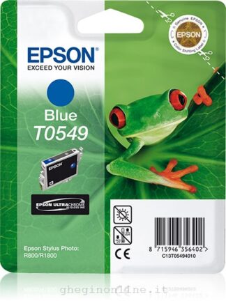 Cartuccia stampante Epson C13T05494010 ULTRACHROME T0549 Cartuccia stampante (ord.min.1.00unità)