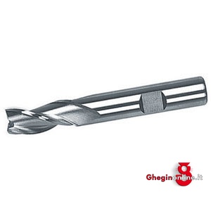 FRESE CILINDRICHE PER CAVE 3 TAGLIENTI ATTACCO WELDON TOLLERANZA IN ACCIAIO HSS-E AL COBALTO 8% 8742 22 FRESE CILIND.xCAVE 3t. end mills Prod. SCU