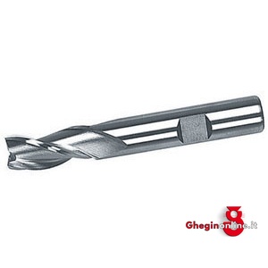 FRESE CILINDRICHE PER CAVE 3 TAGLIENTI ATTACCO WELDON IN ACCIAIO HSS-E AL COBALTO 8% SERIE LUNGA 8746 20 FRESE CILIND.xCAVE 3t. end mills Prod. SCU