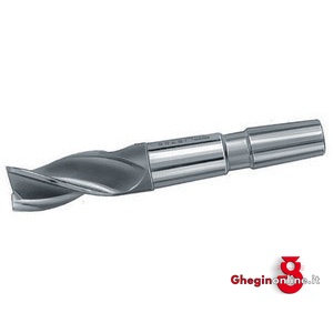FRESE CILINDRICHE PER CAVE 3 TAGLIENTI ELICOIDALI ATTACCO CM E FORO FILETTATO; IN HSS-E AL COBALTO 8% 8749F 32 FRESE CILIND.xCAVE 3t. end mills Prod. SCU