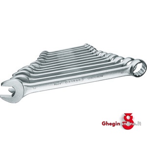 SERIE DI 12 CHIAVI ART. 874 GD DA MM 6-7-8-9-10-11-12-13-14-15-17-19 877G 12 CHIAVI COMB. IN SERIE combination spanners sets Orig. Gedore
