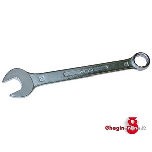 CHIAVI FISSE COMBINATE DIN 3113A INCLINAZIONE TESTA POLIGONALE A 15° ESECUZ. CROMATA 879 32 CHIAVI COMBINATE combination spanners Prod. SCU
