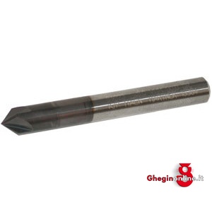 FRESE PER BORDI IN METALLO DURO INTEGRALE CON RIVESTIMENTO FIRE 90° ATTACCO CILINDRICO DIN 6535HA 8794TE 12 FRESE METALLO DURO 4t tungsten carbide solid end mills with FIRE coating Orig. Hartner