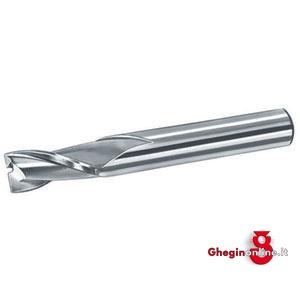 FRESE IN METALLO DURO INTEGRALI TIPO A 2 TAGLIENTI ELICOIDALI SERIE LUNGA 8795L 20 FRESE METALLO DURO 2t tungsten carbide solid end mills Prod. SCU
