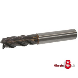 FRESE IN METALLO DURO INTEGRALE CON RIVESTIMENTO FIRE ATTACCO CILINDRICO DIN 6535 HA 8799C 25 FRESE METALLO DURO 4t tungsten carbide solid end mills with FIRE coating Orig. Hartner