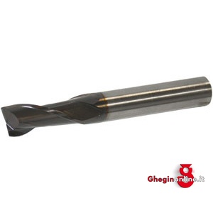 FRESE IN METALLO DURO INTEGRALE CON RIVESTIMENTO FIRE A 2 TAGLIENTI 8799EA 12 FRESE METALLO DURO 2t tungsten carbide solid end mills with FIRE coating Orig. Hartner