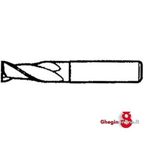 FRESE IN METALLO DURO INTEGRALE CON RIVESTIMENTO FIRE A 2 TAGLIENTI 8799EA 2 FRESE METALLO DURO 2t tungsten carbide solid end mills with FIRE coating Orig. Hartner - immagine 2