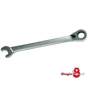 CHIAVI FISSE E A CRICCHETTO COMBINATE 879GS 9 CH.FISSE E A CRICCO combination open and ratchet-ring spanners Orig. Gedore