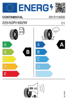 Pneumatici Auto Estivi CONTINEN ULT-CO 225/50 R16 92 W - immagine 2
