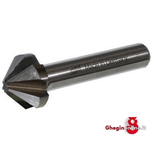 FRESE PER SVASARE A 3 TAGLIENTI; CONICITÀ TESTA 90° ATTACCO CILINDRICO IN ACCIAIO HSS-E 8815G 31 FRESE x SVASARE countersinks Orig. Dürr