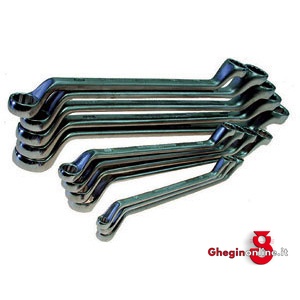 SERIE 12 CHIAVI FISSE POLIGONALI ART.882M 882R SR.CHIAVI FISSE POLIG. bihexagon ring spanners sets Prod. SCU