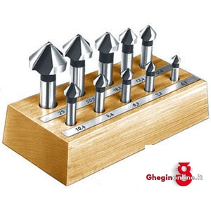 ASSORTIMENTI DI 9 FRESE PER SVASARE IN ACCIAIO HSS ART. 8810 G 8832G ASS. FRESE x SVASARE countersink-sets Orig. Dürr