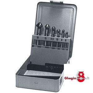 ASSORTIMENTI DI 6 FRESE PER SVASARE IN ACCIAIO HSS ART. 8810 G 8838G ASS. FRESE x SVASARE countersink-sets Orig. Dürr
