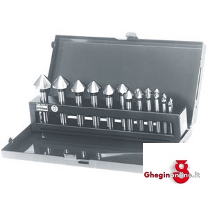 ASSORTIMENTI DI 17 FRESE PER SVASARE IN ACCIAIO HSS ART. 8810 G 8843G ASS. FRESE x SVASARE countersink-sets Orig. Dürr