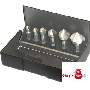 ASSORTIMENTI DI 6 FRESE PER SVASARE IN ACCIAIO HSS ART. 8819 G 8844G ASS. FRESE x SVASARE countersink-sets Orig. Völkel