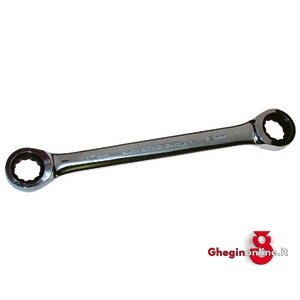 CHIAVI FISSE A CRICCHETTO 885GE 16 18 CHIAVI FISSE A CRICCO ratchet bihexagon ring spanners Prod. SCU