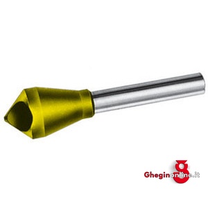 SVASATORI - SBAVATORI CONICITÀ TESTA 90° ATTACCO CILINDRICO IN ACCIAIO HSS-E RIVESTIMENTO TIN 8876G 35 SVASATORI - SBAVATORI countersinks and deburring tools Orig. Dürr