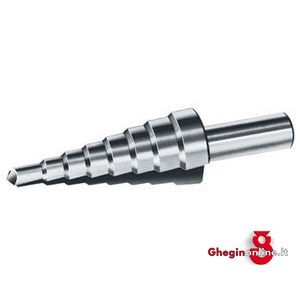 FRESE A GRADINO PER LAMIERE TIPO A 8 GRADINI E 2 TAGLIENTI RETTIFICATI 8894G FRESE A GRADINO x LAM. countersinks Orig. Dürr