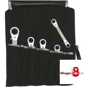 CHIAVI A CRICCO IN SERIE 889P SR. CH.CRICCO PIEGATE ratcheting wrenches sets Prod. SCU