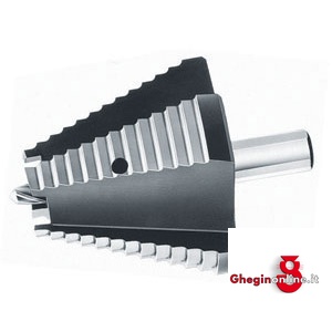 FRESE A GRADINO PER LAMIERE TIPO A 12 GRADINI IN ACCIAIO HSS 8900G FRESE A GRADINO x LAM. countersinks Orig. Dürr