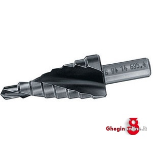 FRESE ELICOIDALI A GRADINO PER LAMIERE ATTACCO Ø MM 6 8910GE FRESE ELICOIDALI countersink Orig. Dürr