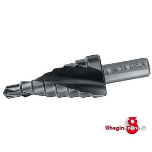 FRESE ELICOIDALI A GRADINO PER LAMIERE ATTACCO Ø MM 9 8910GH FRESE A GRADINO x LAM. countersink Orig. Dürr