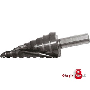 FRESE ELICOIDALI A GRADINO PER LAMIERE 8910GPL 30 FRESE A GRADINO x LAM. countersink Prod. SCU