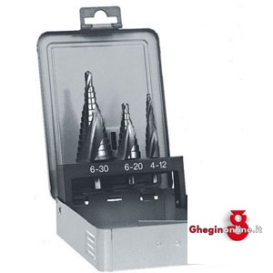 ASSORTIMENTI 3 FRESE A GRADINO ART 8910 GE-8910 GF-8910 GL 8910GT ASSORT.FRESE A GRADINO countersink sets Orig. Dürr