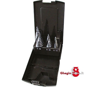 ASSORTIMENTI 3 FRESE A GRADINO ART 8910 GPL 12 - 20 - 30 8910GZ ASSORT.FRESE A GRADINO countersink sets Prod. SCU
